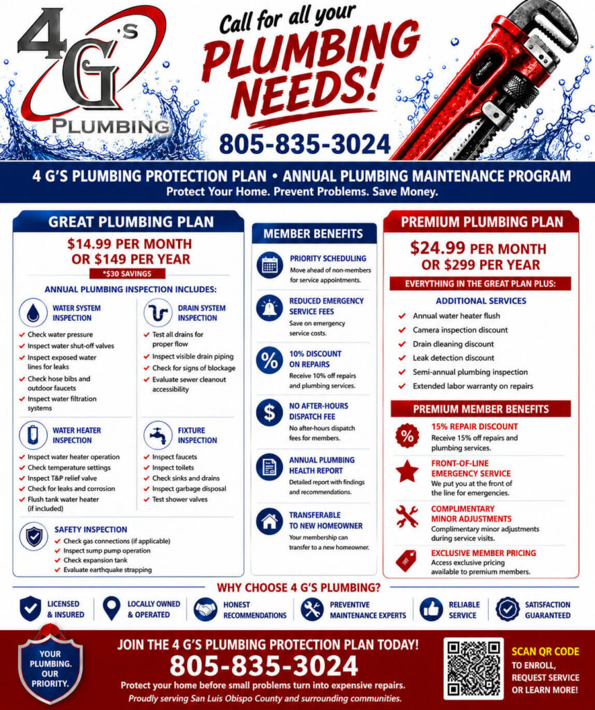 Customer Residential Maintaianance plumbing program